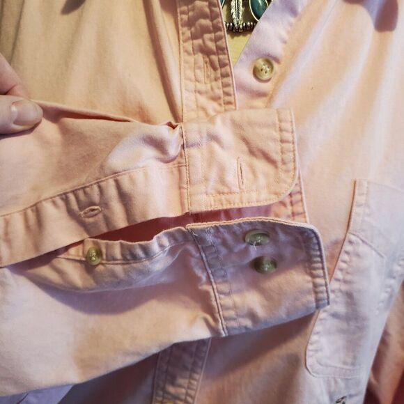 Vintage 100% thick cotton Barbie Pink Wrangler button down. XXL - Picture 3 of 8